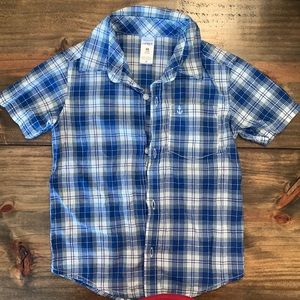 Carter’s 4T boys plaid short sleeve shirt